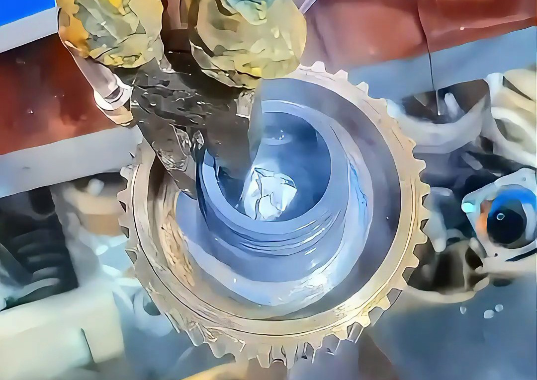 齒輪內孔淬火新突破：海瑞拓高頻淬火機，2秒硬化+壽命翻倍