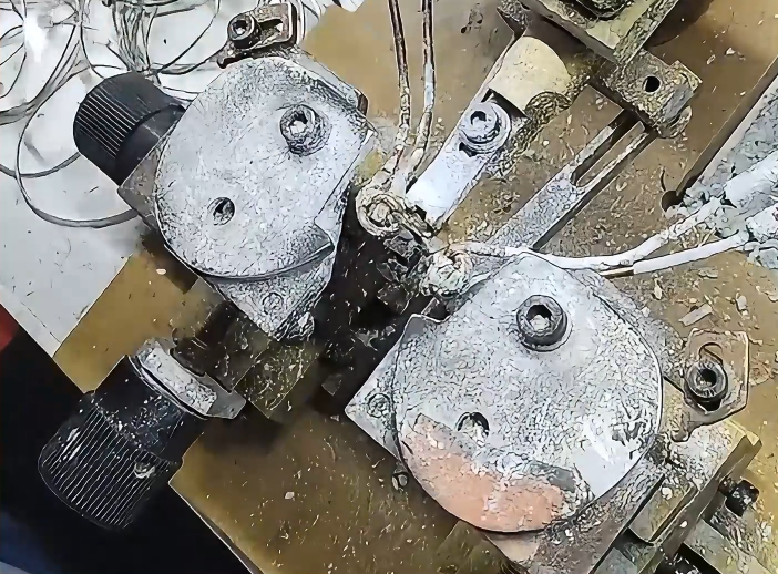  眼鏡框架金屬絲如何焊接？超高頻焊接機實操演示！