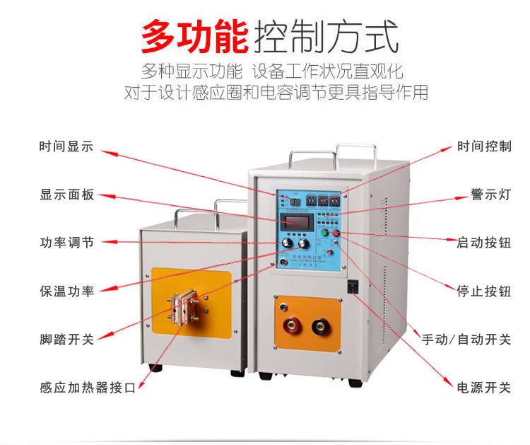 高頻感應加熱處理設備 高頻加熱機 金屬淬火退火回火透熱埋植塑料熱成型(圖6)